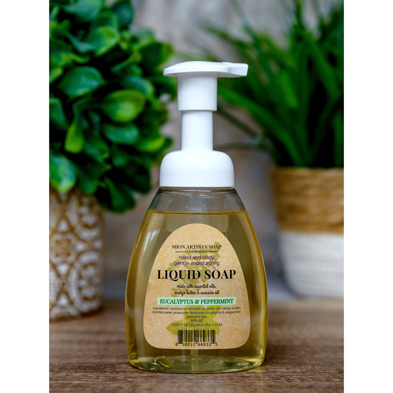 MION Artisan Soap Co. Liquid Soap | Luxurious Foam for Hands & Body