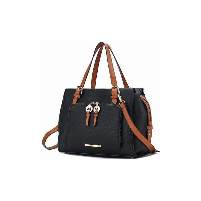 MKF Elise Color-block Satchel Bag by Mia k