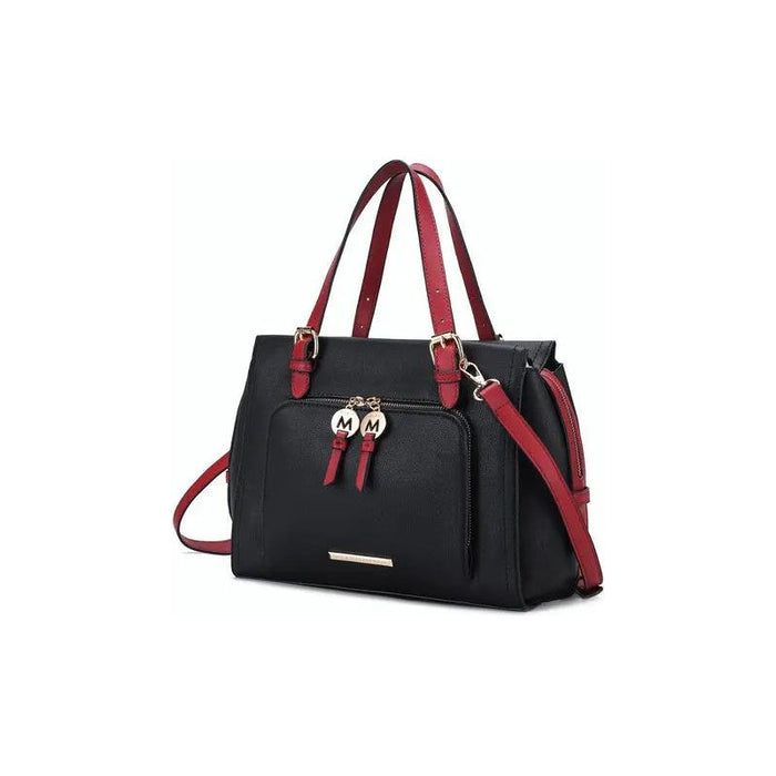 MKF Elise Color-block Satchel Bag by Mia k