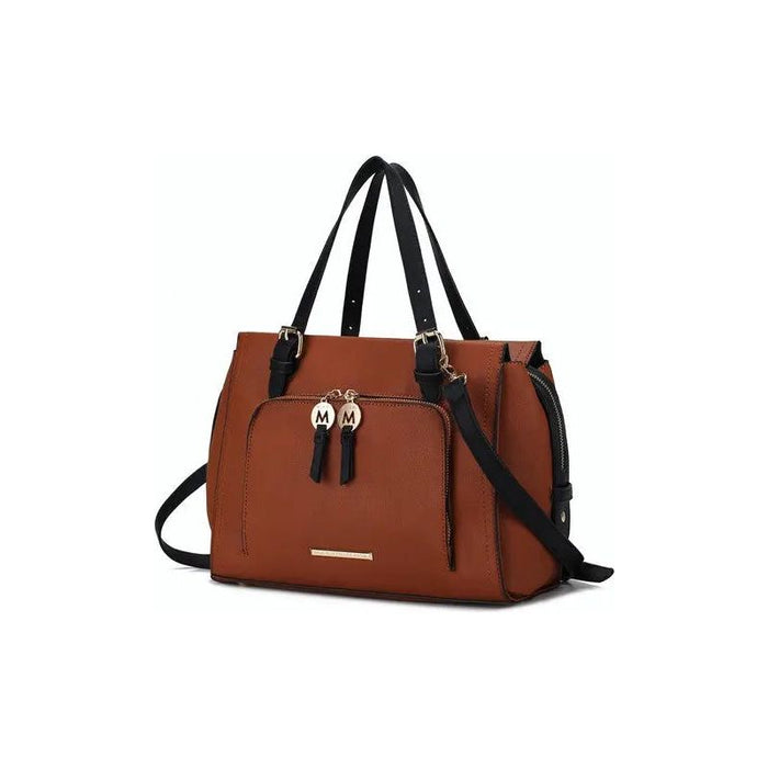 MKF Elise Color-block Satchel Bag by Mia k