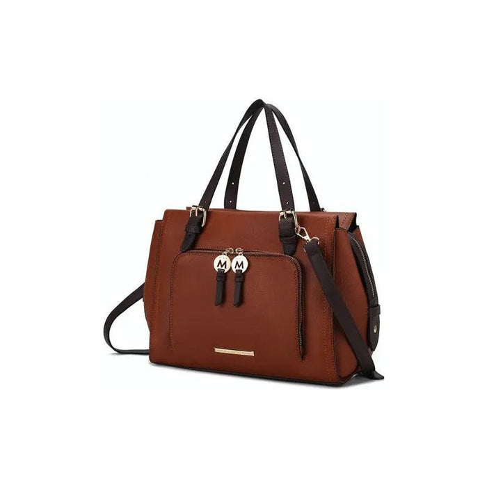 MKF Elise Color-block Satchel Bag by Mia k