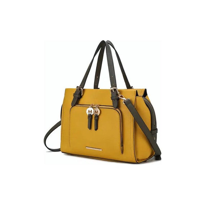 MKF Elise Color-block Satchel Bag by Mia k