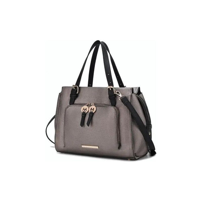 MKF Elise Color-block Satchel Bag by Mia k