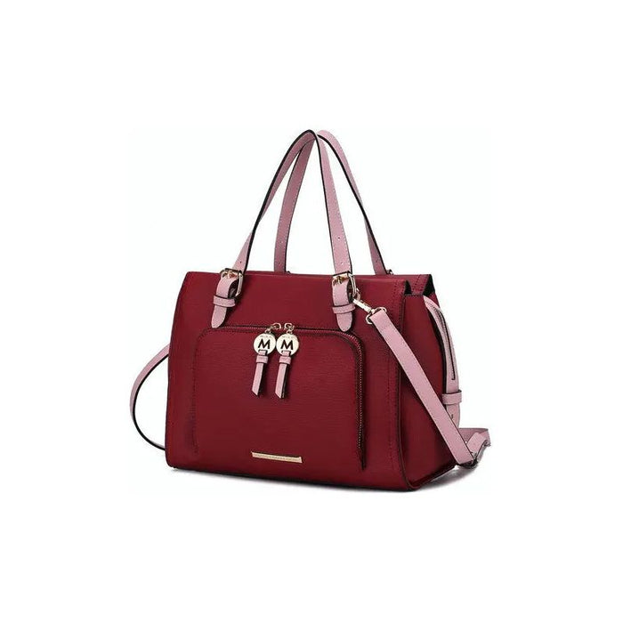 MKF Elise Color-block Satchel Bag by Mia k