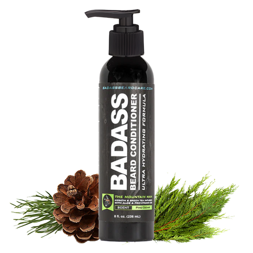 Badass Beard Care The Mountain Man Beard Conditioner CONDITIONER Black BABC