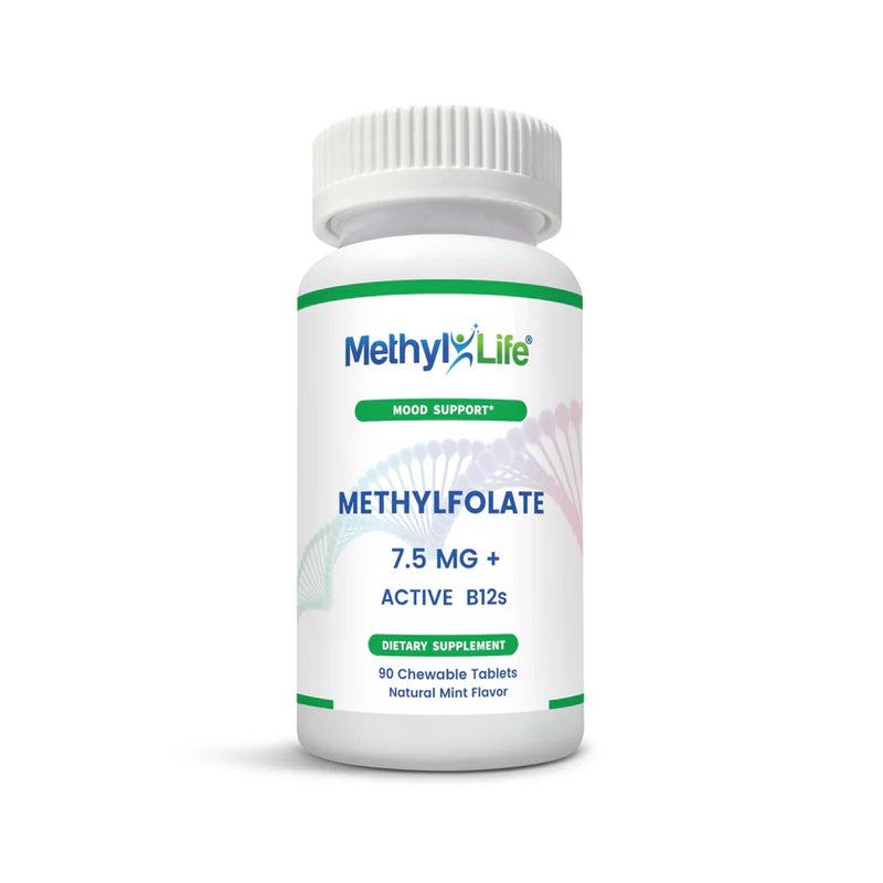 Methyl Life L-Methylfolate 7.5 mg Tablets, 90 Count Vitamins & Supplements