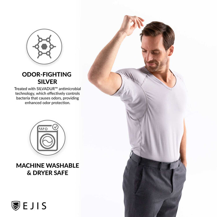 V-Neck Micro Modal Sweat Proof Undershirt For Men by Ejis