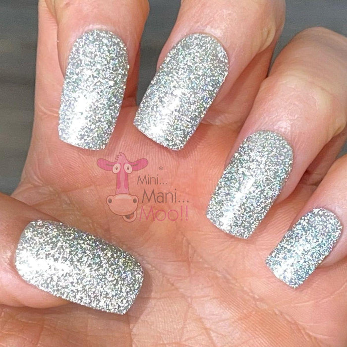 Minimanimoo - Moolala™ Diamond Luxury Gel Polish - D01 Silver