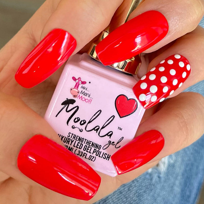 minimanimoo Moolala™ 2 Step Gel - #11 Pure Red Nail Polish
