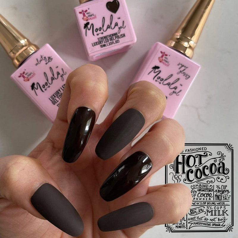 minimanimoo Moolala™ 2 Step Gel - #22 Cocoa Powder Nail Polish