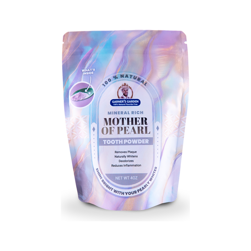 Garner's Garden Mother of Pearl Tooth Powder | Fluoride Free | 100% Natural Oral Care