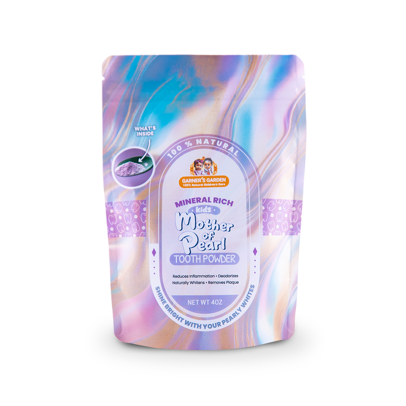 Garner's Garden Mother of Pearl Tooth Powder | Fluoride Free | 100% Natural Oral Care