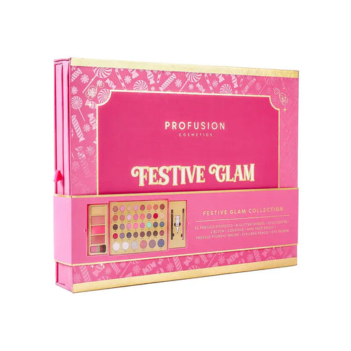 Profusion Cosmetics - Sweet Holiday | Festive Glam 46-pc Kit - 1oz