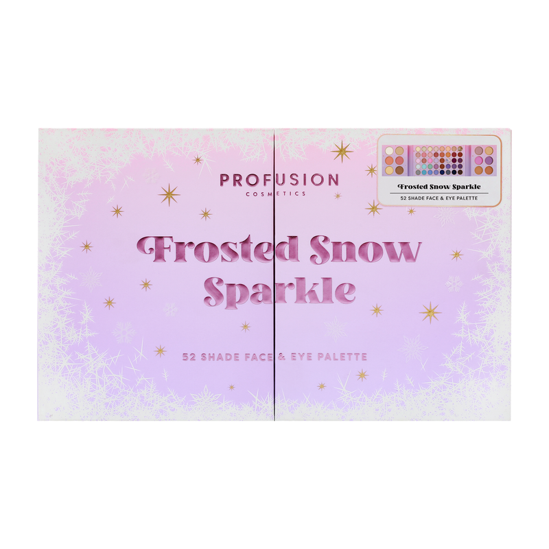 Profusion Cosmetics Frosted Snow Sparkle | 52 Shade Face & Eye Palette Eye