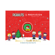 Profusion Cosmetics Peanuts Holiday | Snoopy's Starlit Holiday 41 Shade Face & Eye Palette Eye