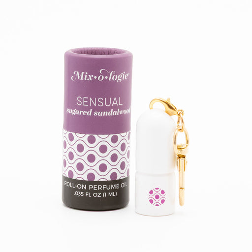 MIXOLOGIE Mixologie Sensual (Sugared Sandalwood) Women's Products White Smoke Keychain Mini Rollerball