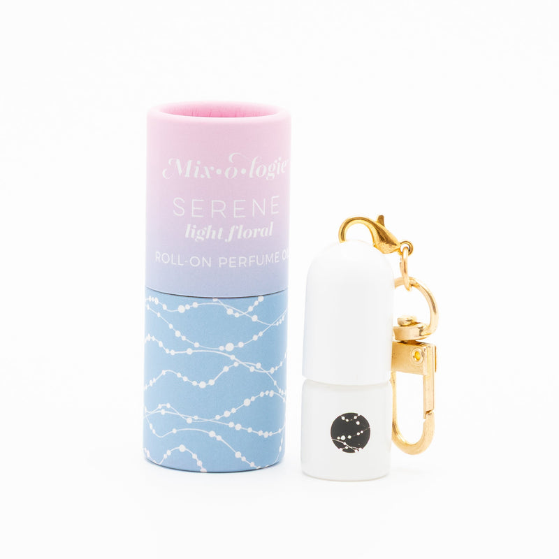 MIXOLOGIE Mixologie Serene (Light Floral) Women's Products White Smoke Keychain Mini Rollerball