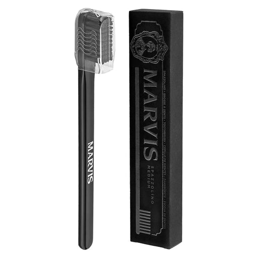 Marvis Black Toothbrush Luxurious Premium Italian Boxed Medium Bristle
