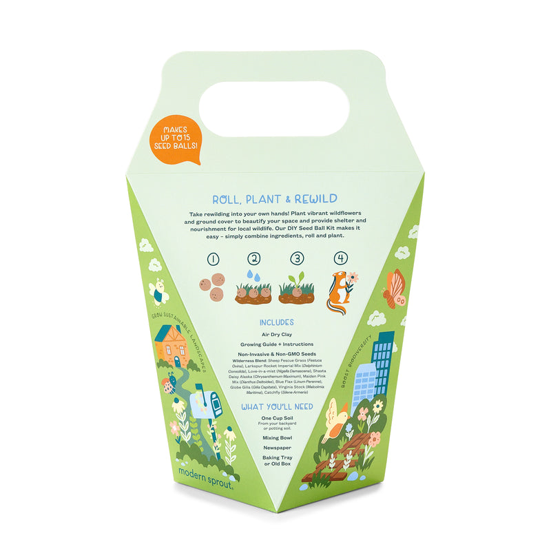 Modern Sprout Seed Ball Kits Playful Planting