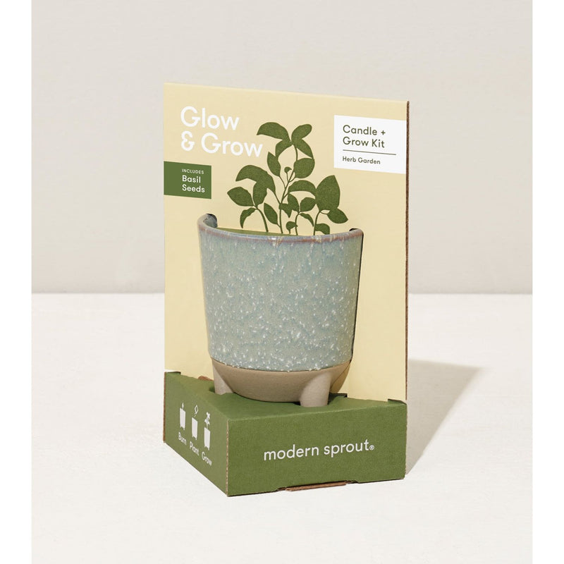 Modern Sprout Glow & Grow Kits Candle