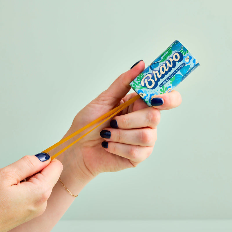 Modern Sprout Seed Confetti Popper Playful Planting