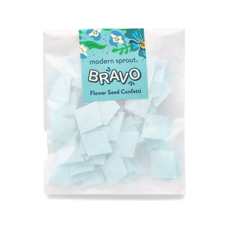 Modern Sprout Seed Paper Confetti Refill Packs Playful Planting