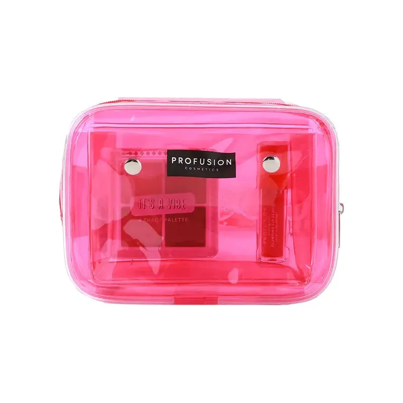 Profusion Cosmetics It's a Vibe | Festival Ready 3-pc Bag & Cosmetic Set Eyes