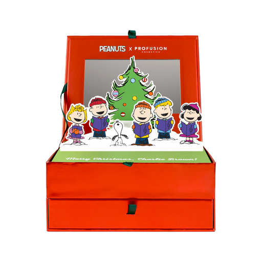 Profusion Cosmetics Peanuts Holiday | Merry Christmas Charlie Brown Vanity Set Eye