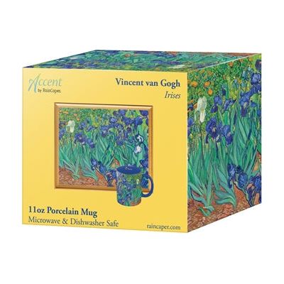 Accent By RainCaper Van Gogh "Irises" Mug For Coffee Or Tea