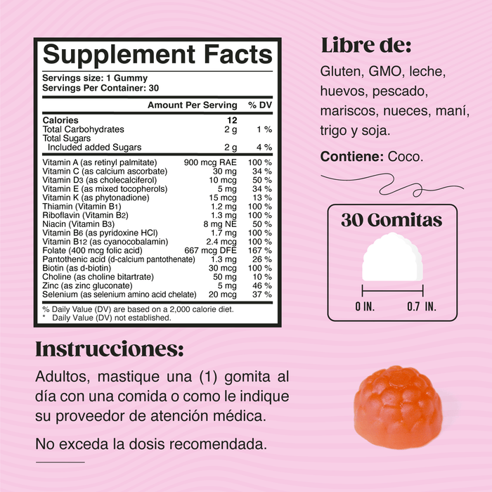 Suplementos Laura Posada By The Brand Atelier - Multivitamínico En Gomitas – Comprehensive Vitamins And Minerals For Overall Wellness