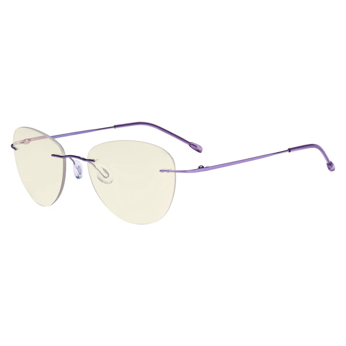 Eyekeeper.Com - Rimless Progressive Multifocus Reading Glasses Mwk9901B