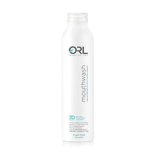 ORL Natural Mouthwash made with the Finest Clean Ingredients Mouthwash White Smoke Fresh Mint