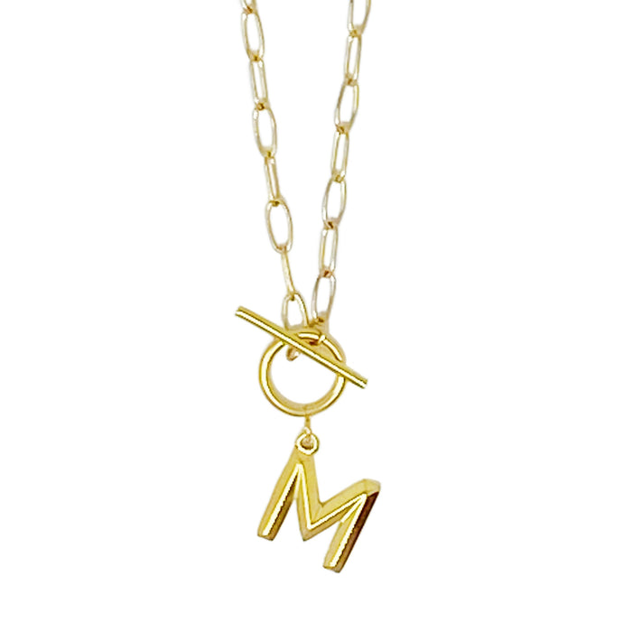 Modern Classic Initial Necklace