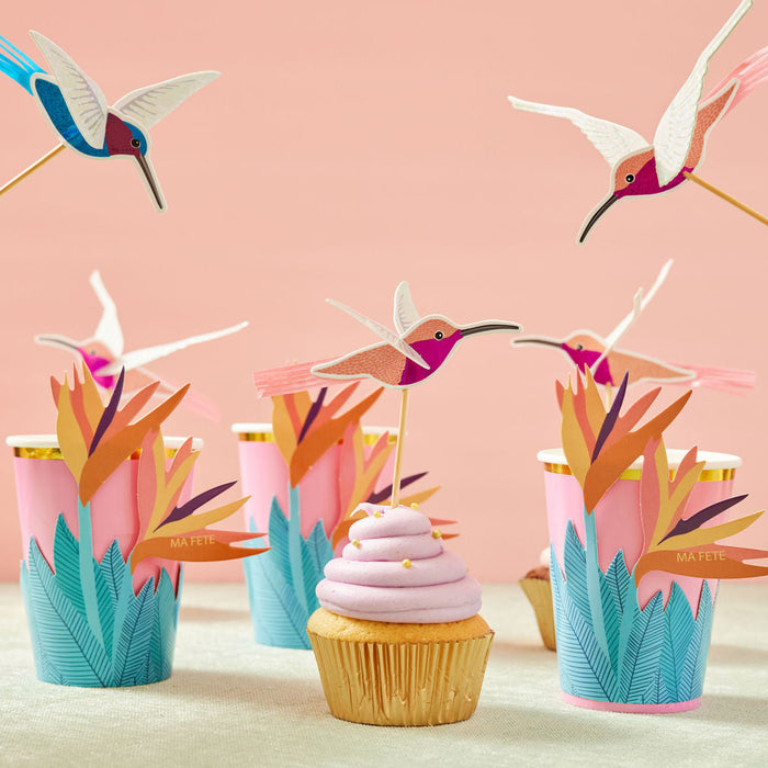 Tropical Cupcake Toppers (16)