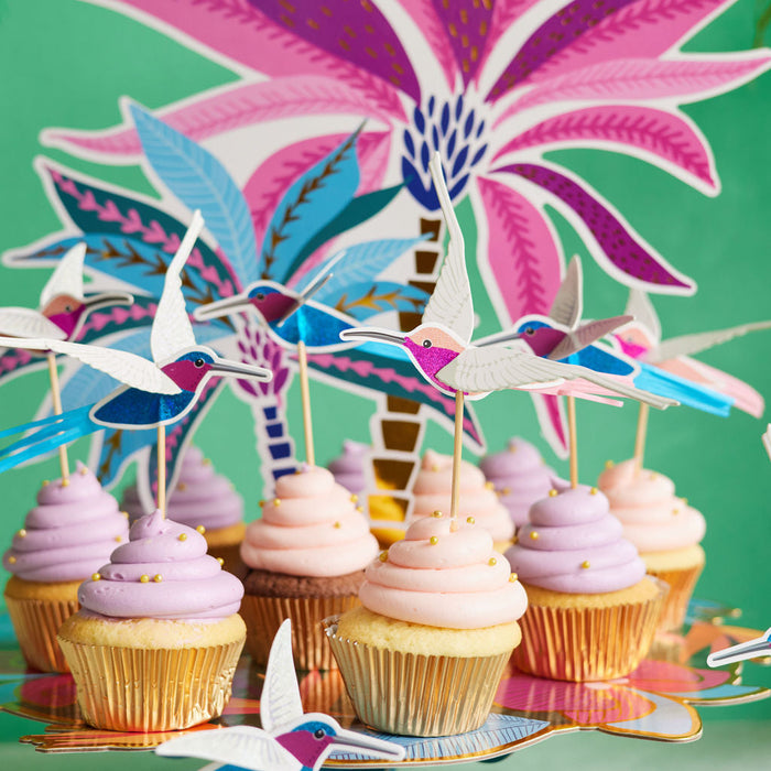 Tropical Cupcake Toppers (16)