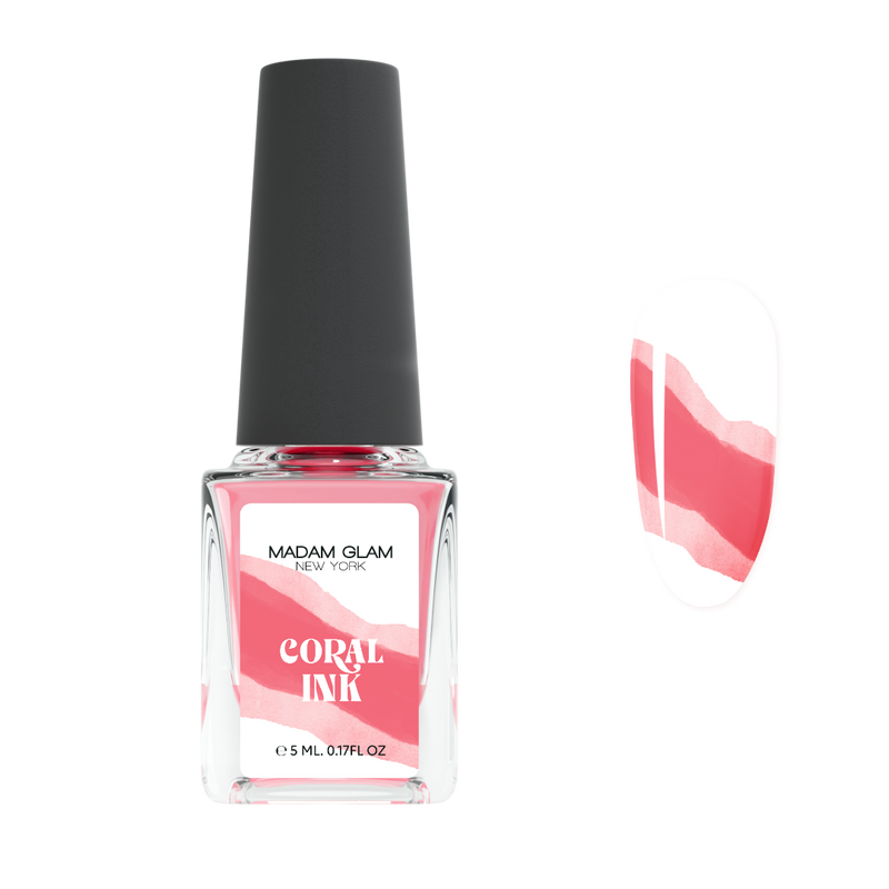 Madam Glam Coral Nail Art Ink