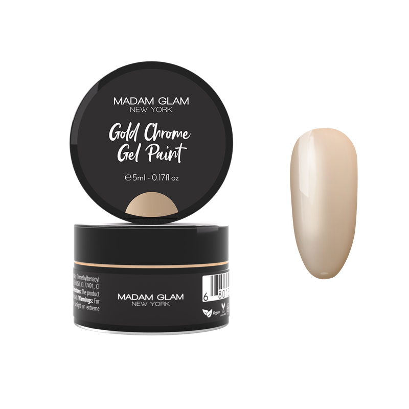 Madam Glam Gold Chrome Gel Paint