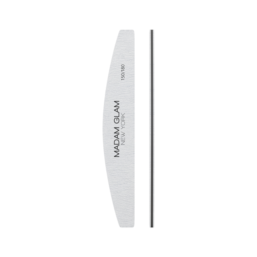 Madam Glam Half Moon Shape 150/180 Grit Nail File