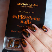 Madam Glam Tortie - exPRESS-on nails