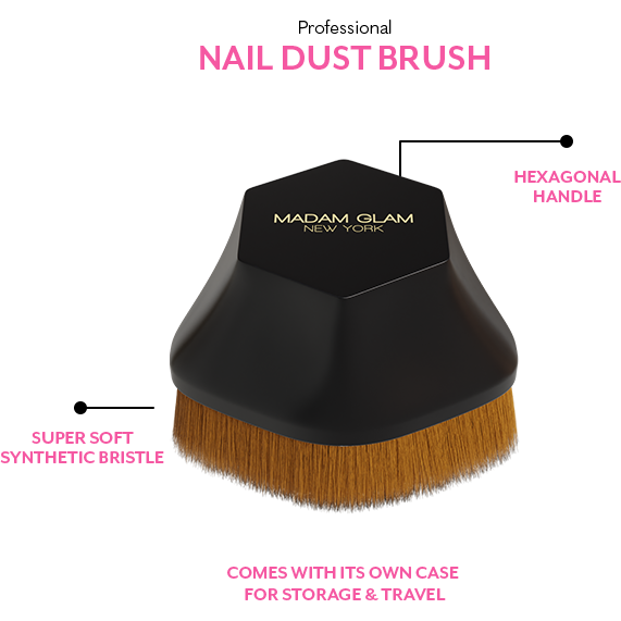 Professional Nail Dust Brush