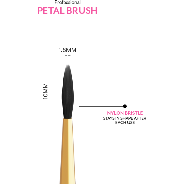 Professional Petal Nail Brush