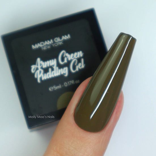 Madam Glam - Army Green Pudding Gel