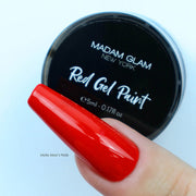 Madam Glam Red Gel Paint