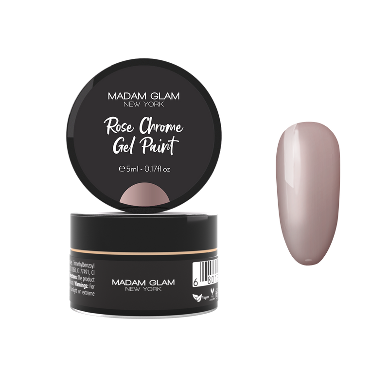 Madam Glam Rose Chrome Gel Paint