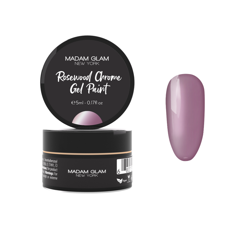 Madam Glam Rosewood Chrome Gel Paint