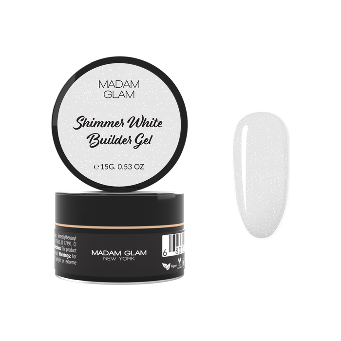 Shimmer White Builder Gel