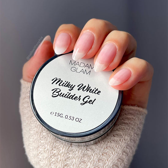 Madam Glam Milky White Builder Gel