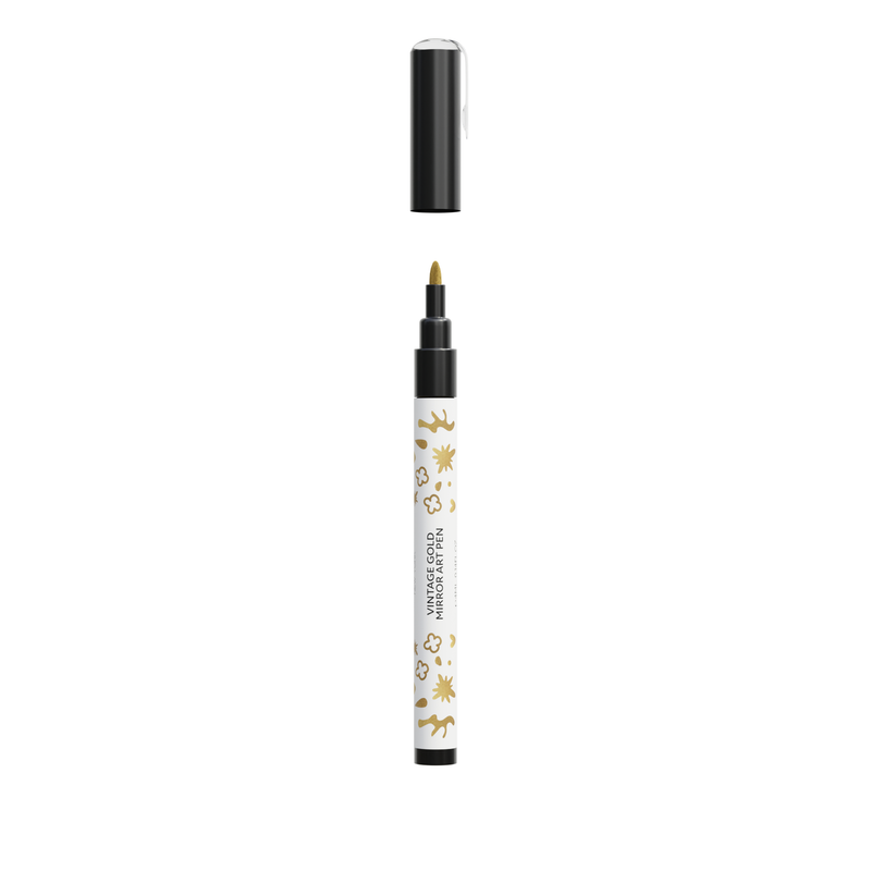 Madam Glam Vintage Gold Mirror Art Pen