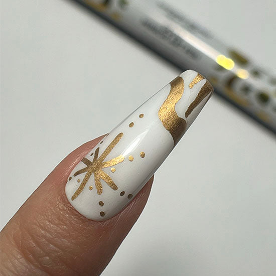 Madam Glam Vintage Gold Mirror Art Pen