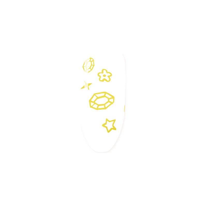 Madam Glam Yellow Art Pen Seashell